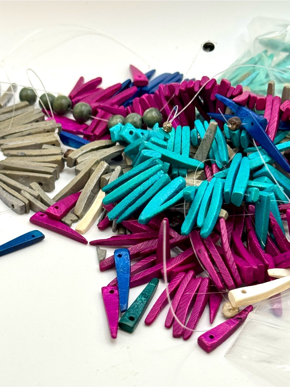 Coconut Stick Beads for Jewelry Making